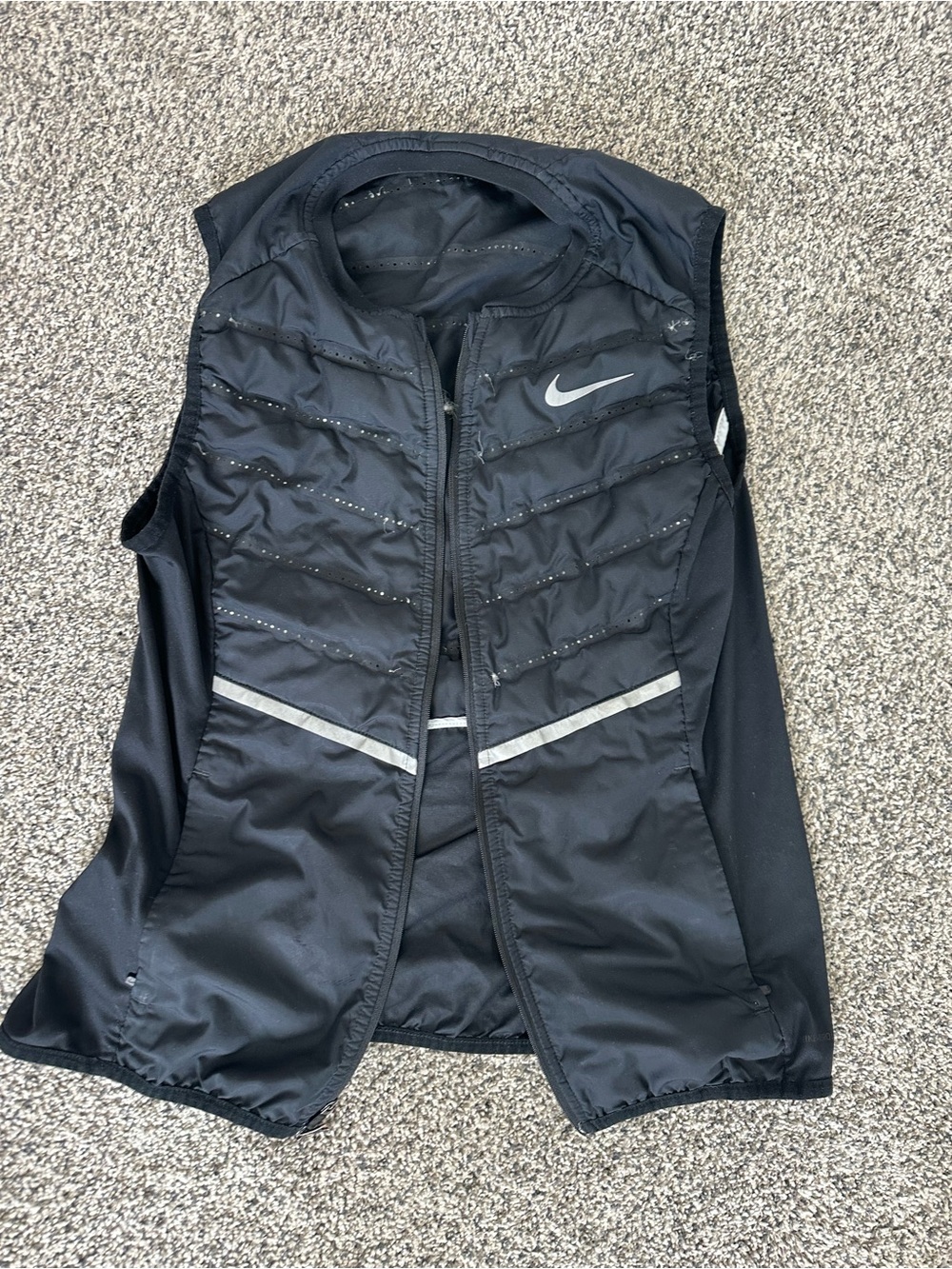 Nike Black Reflective Running Vest